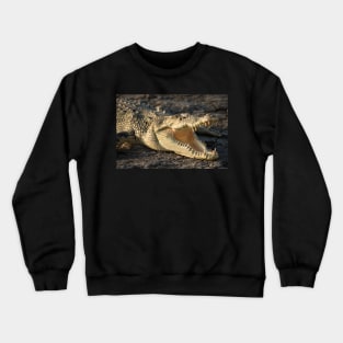 Saltwater Crocodile, Kakadu National Park Northern Territory Crewneck Sweatshirt